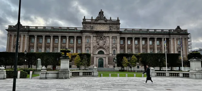 Le Parlement de Suède (Riksdag)