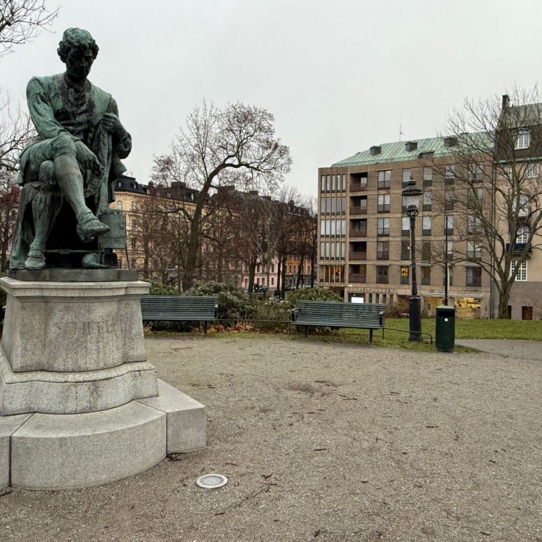 Chemist Carl Wilhelm Scheele Statue
