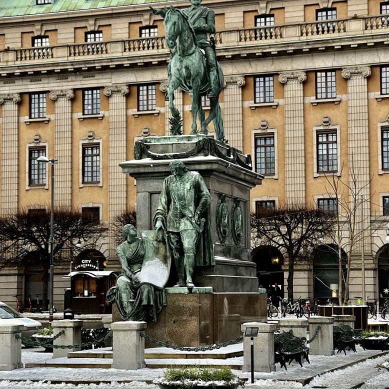 Gustavus Adolphus of Sweden statue