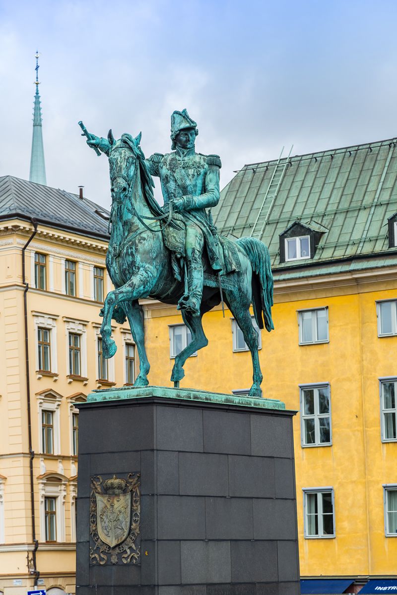 Charles XIV John's statue