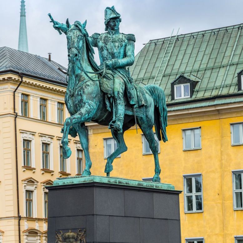 Charles XIV John's statue