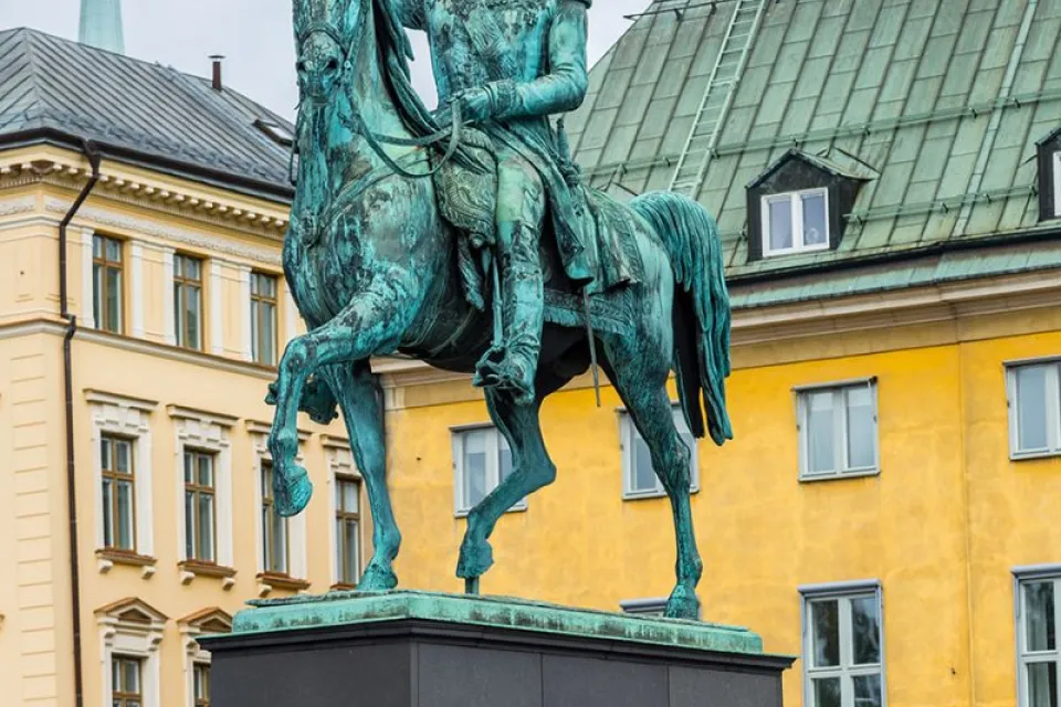 Charles XIV John's statue
