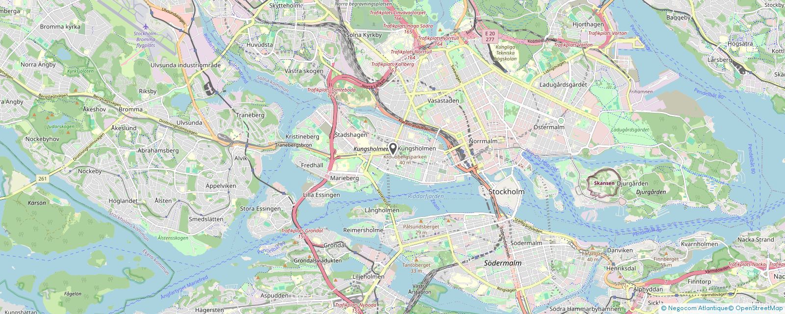 Best Western Hotel Fridhemsplan - MapPreview 