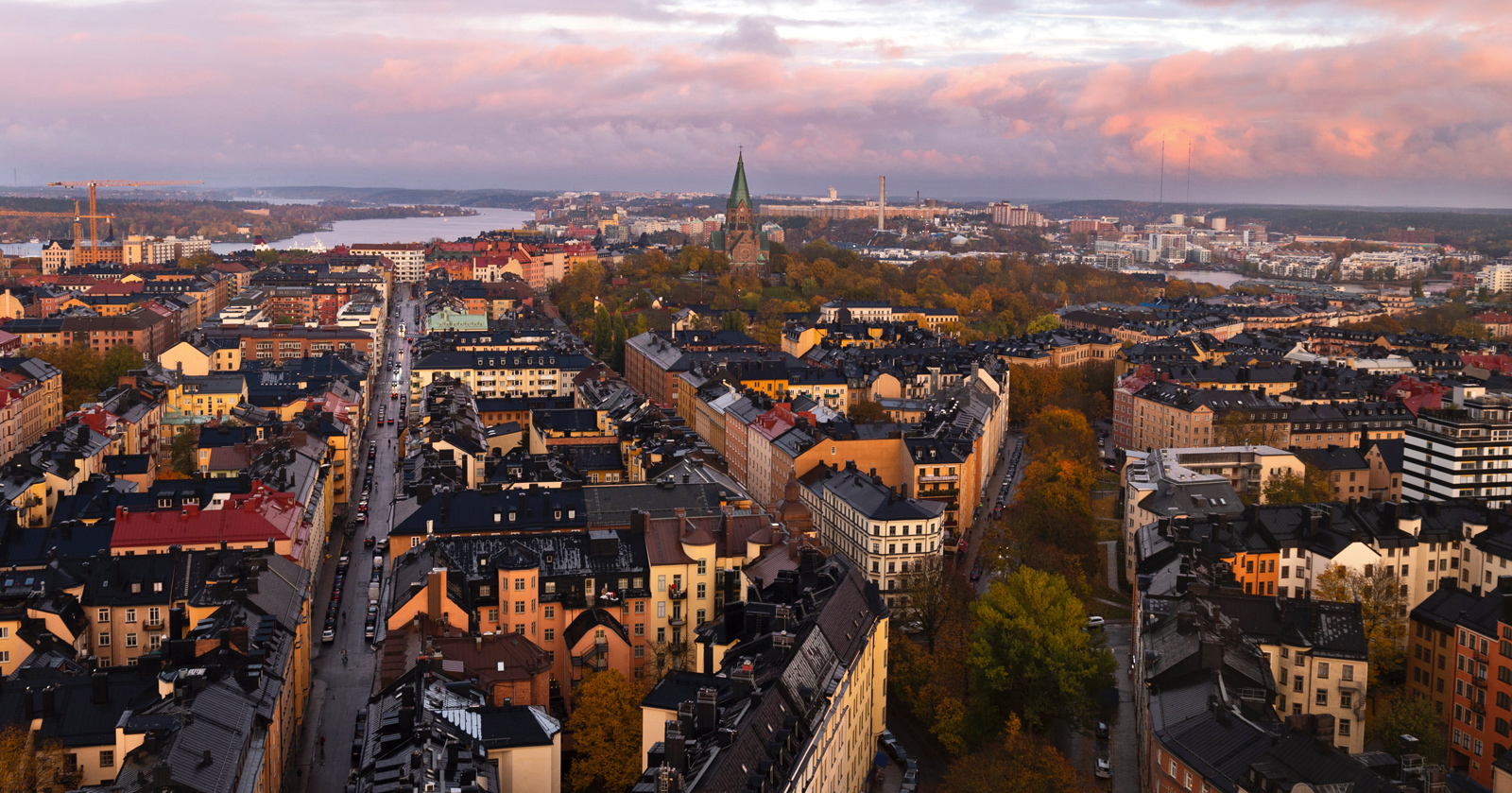 Les rooftops de Stockholm