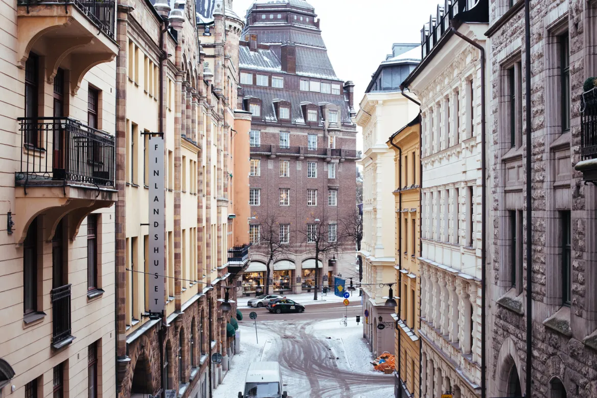 Norrmalm in Winter --jason-briscoe - unsplash
