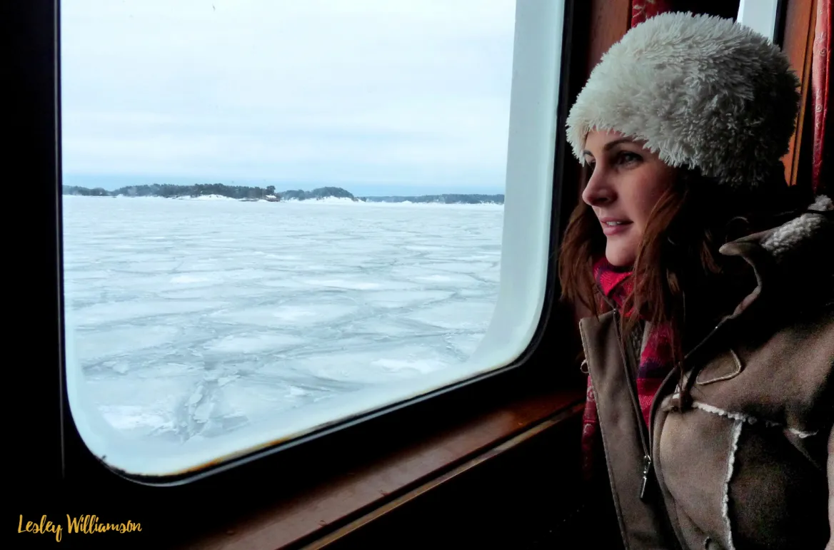 Stockholm archipelago cruise in winter