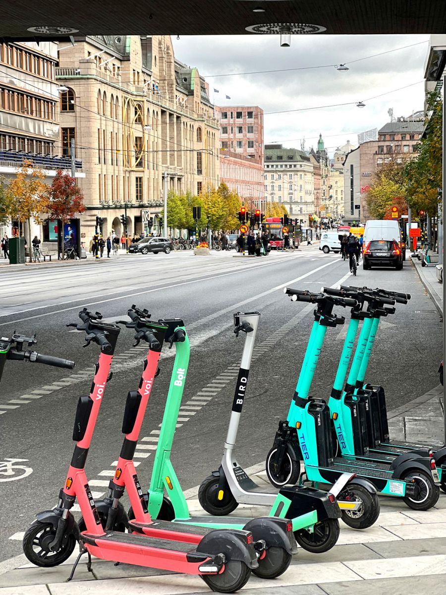 Stockholm by scooter