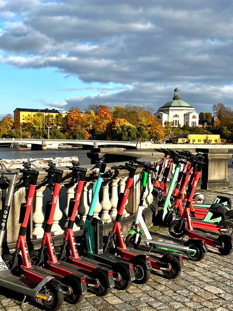 Stockholm by scooter