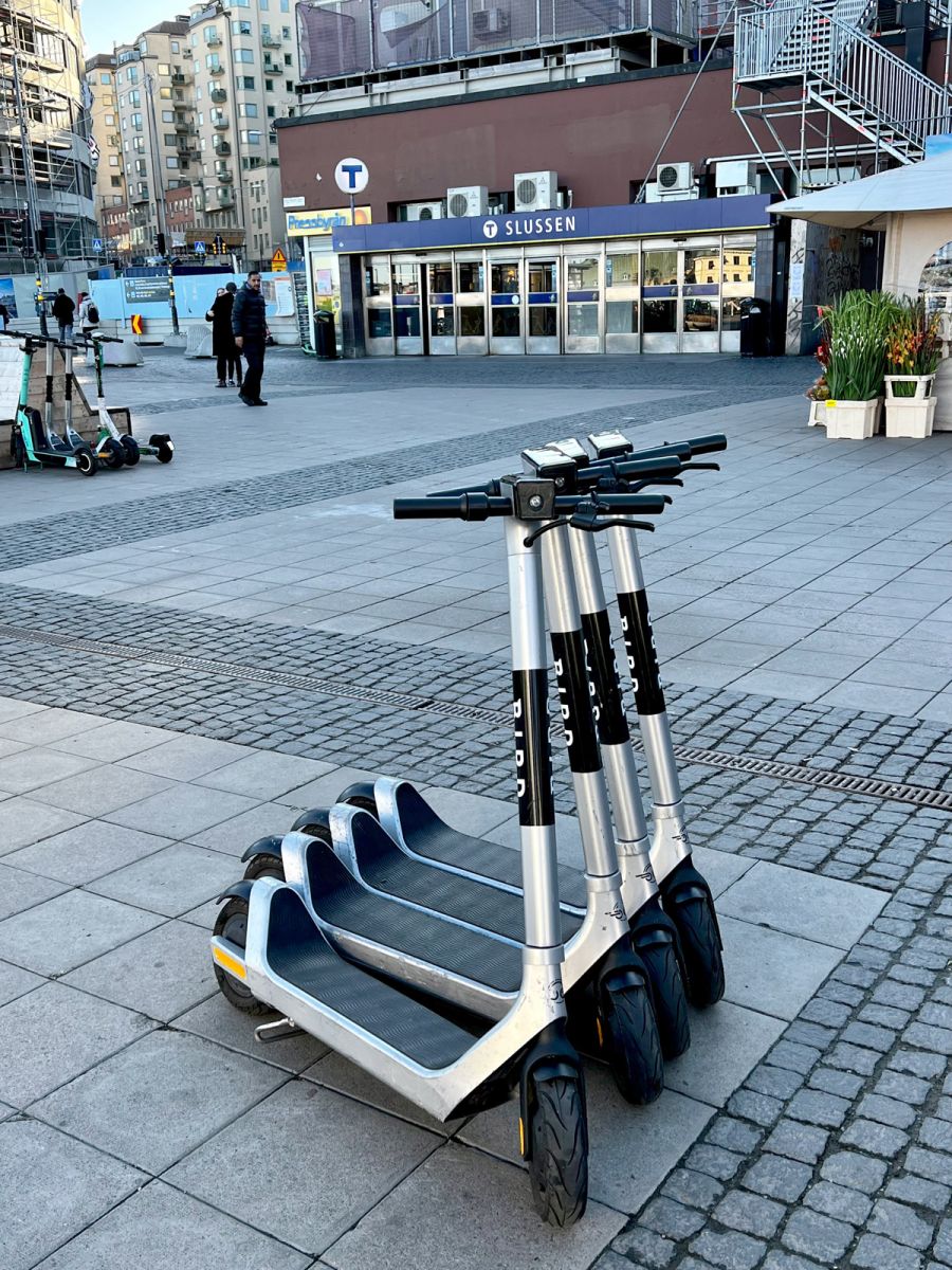 Stockholm by scooter