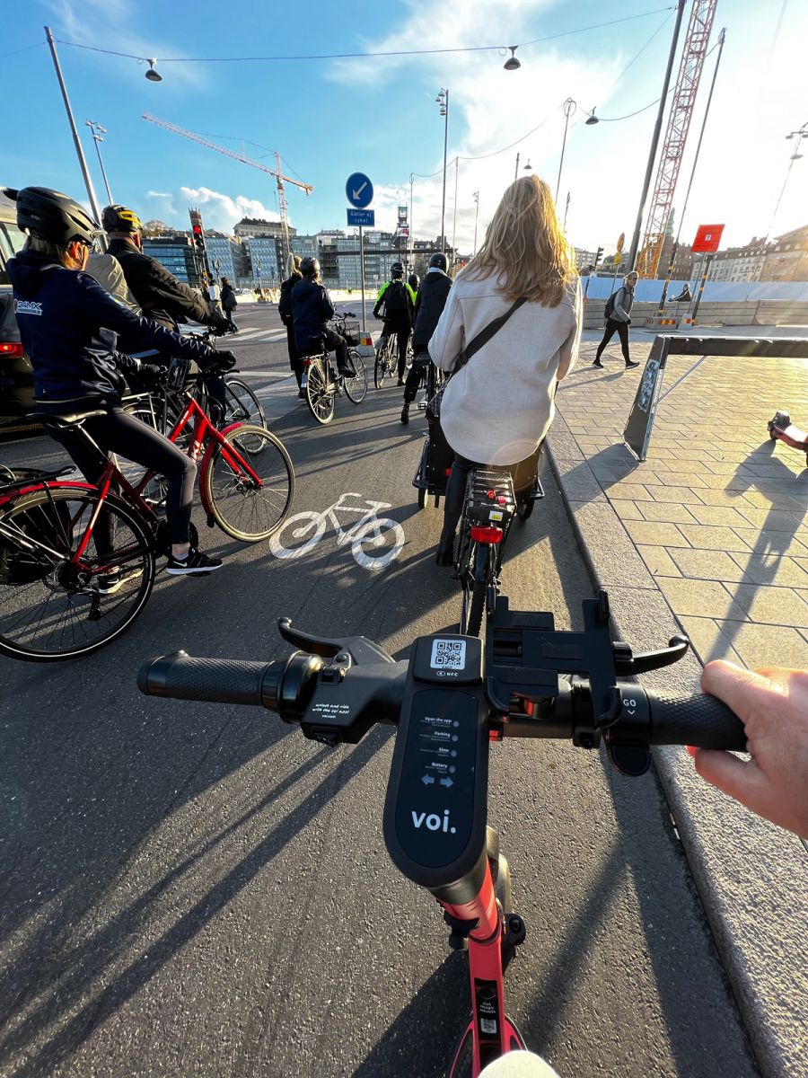 Stockholm by scooter