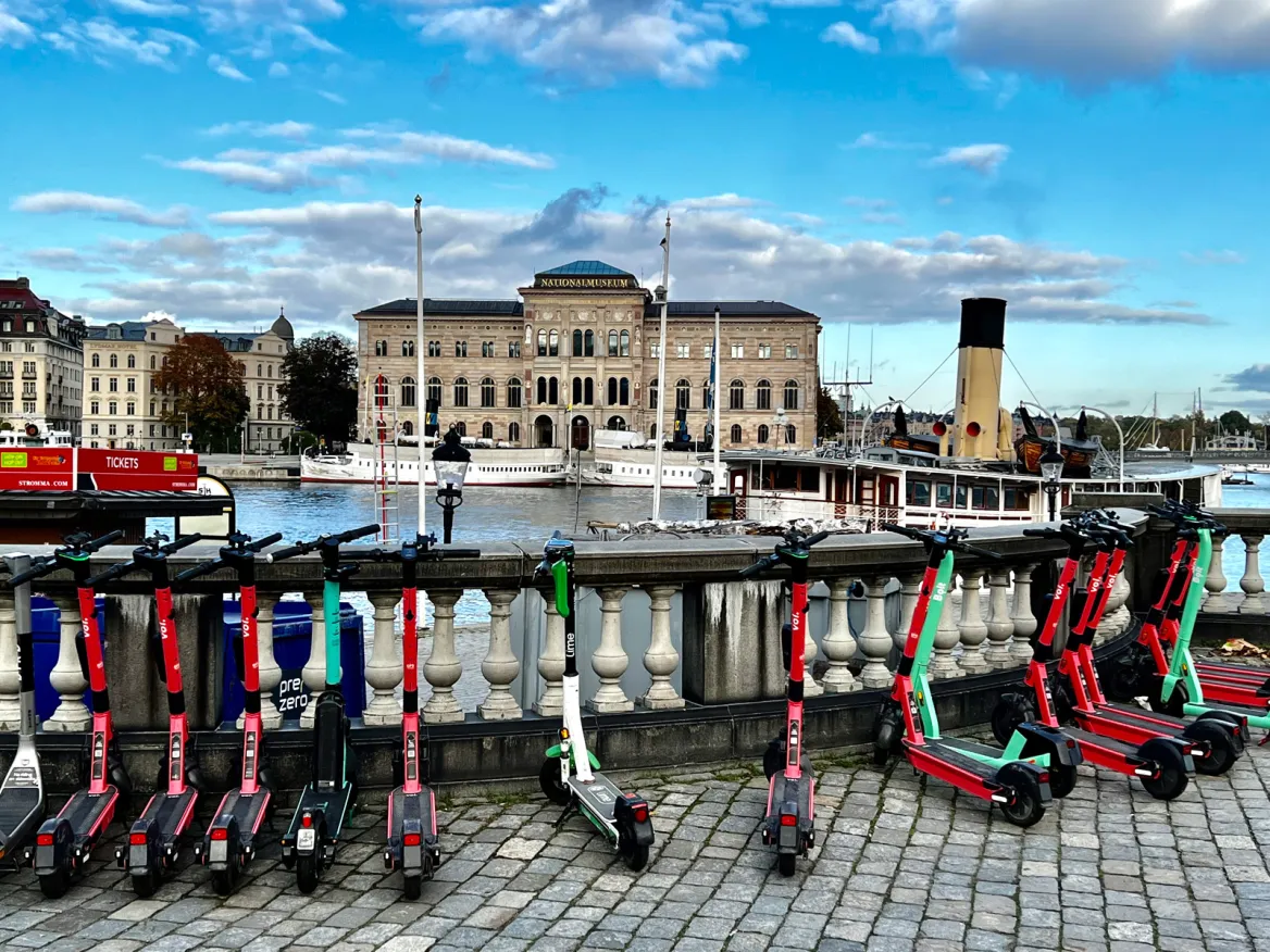 Stockholm by scooter