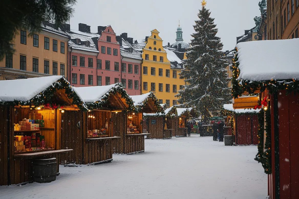 christmas market stockholm