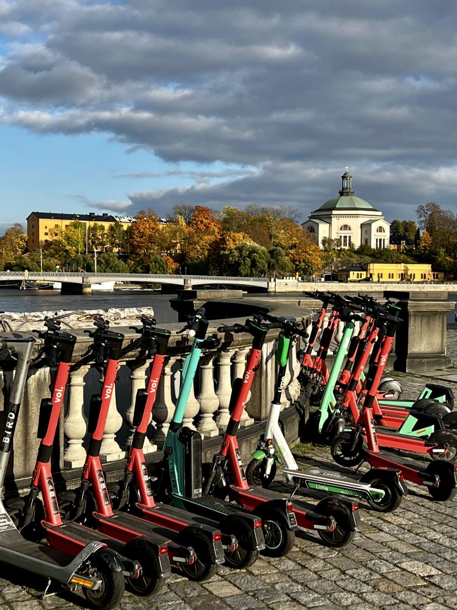 The electric scooter VOI